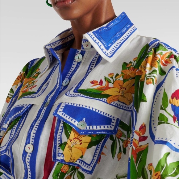 FARM Rio Tropical Long Sleeve Dress - Picture 5 of 14